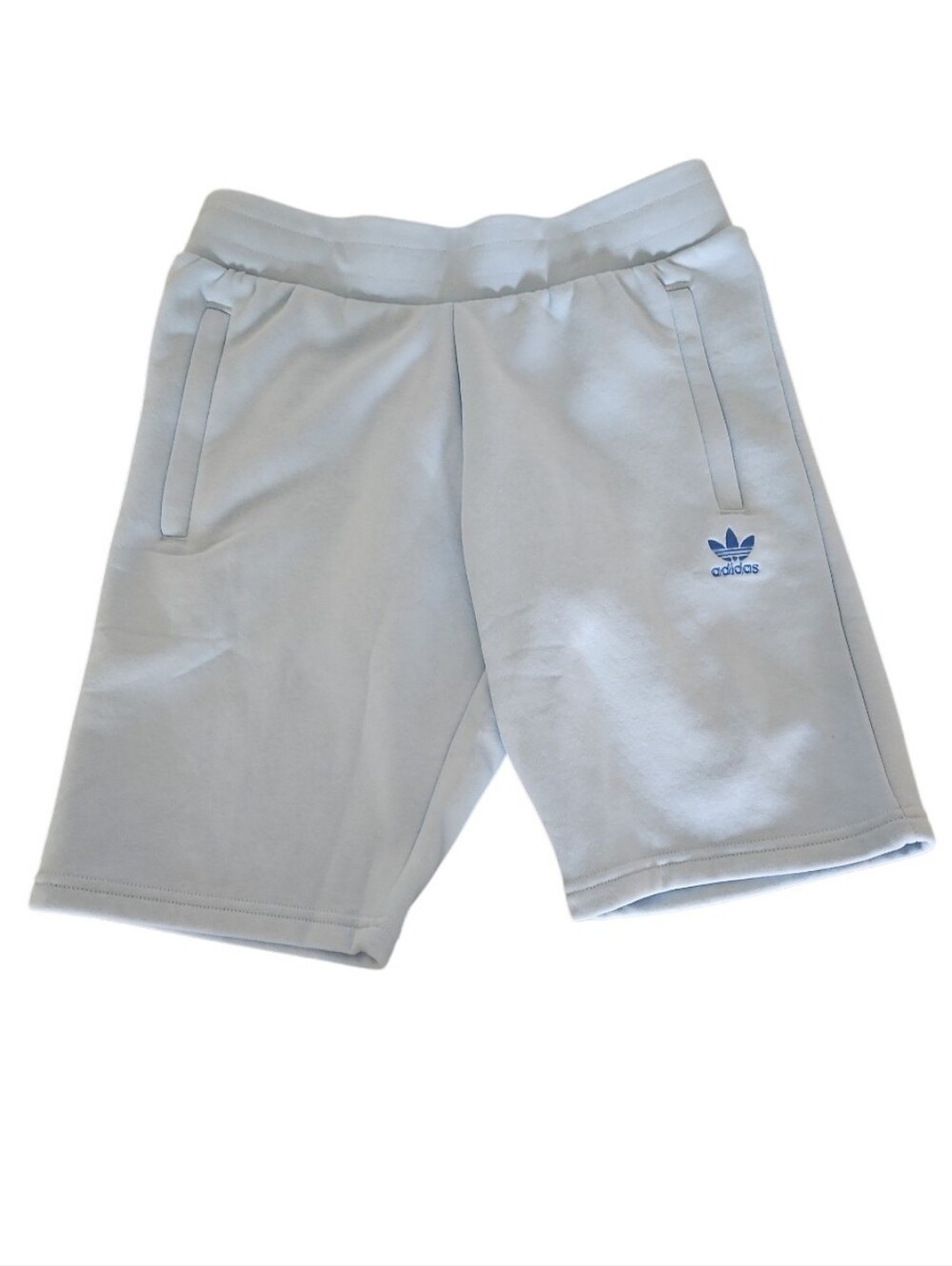 Adidas Women's Powder Blue Fleece Shorts Size Medium, NEW